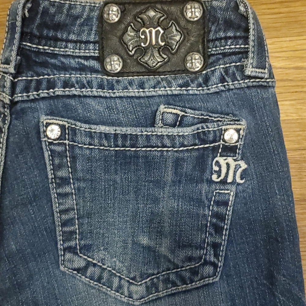 Miss me skinny jeans 👖  size 28 Inseam Measuring 31 Inches - Picture 5 of 10
